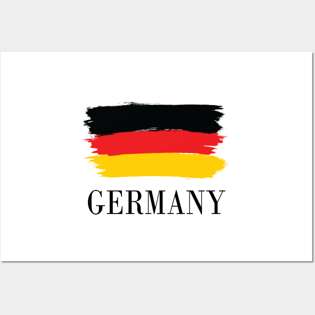 Germany flag, Best Friend Gift, Funny Humor Wall Art by Islanr